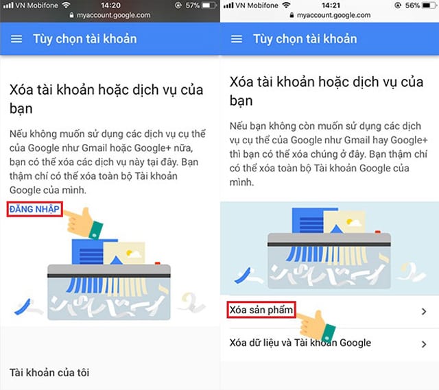 Cách xóa tài khoản Gmail trên điện thoại và máy tính