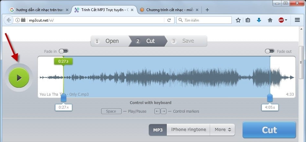 Cách cắt ghép nhạc MP3 online trực tuyến nhanh nhất