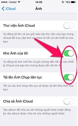 Cách sao lưu, khôi phục ảnh trên iPhone bằng iCloud