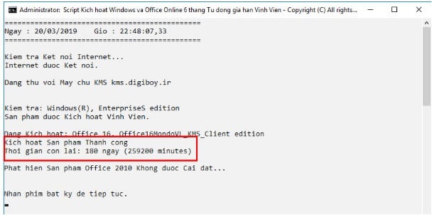 Active Office 365 Bản Quyền Bằng CMD 