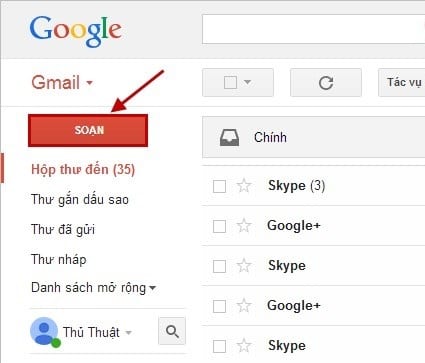 cách gửi file dung lượng lớn qua Gmail