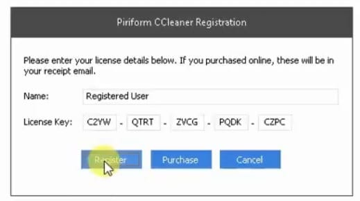 Share Key CCleaner Professional Active