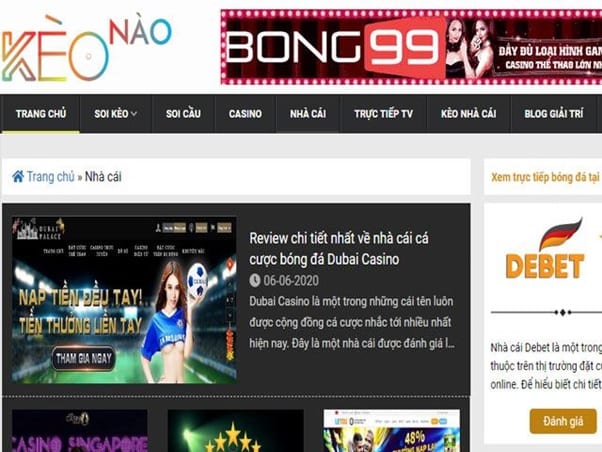 Kèo Nào – Nhà cái online uy tín hàng đầu Việt Nam hiện nay