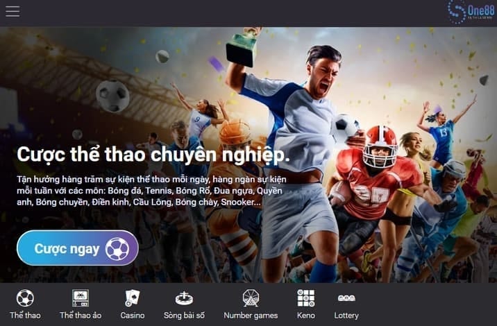 One88 có những game nào thưởng lớn