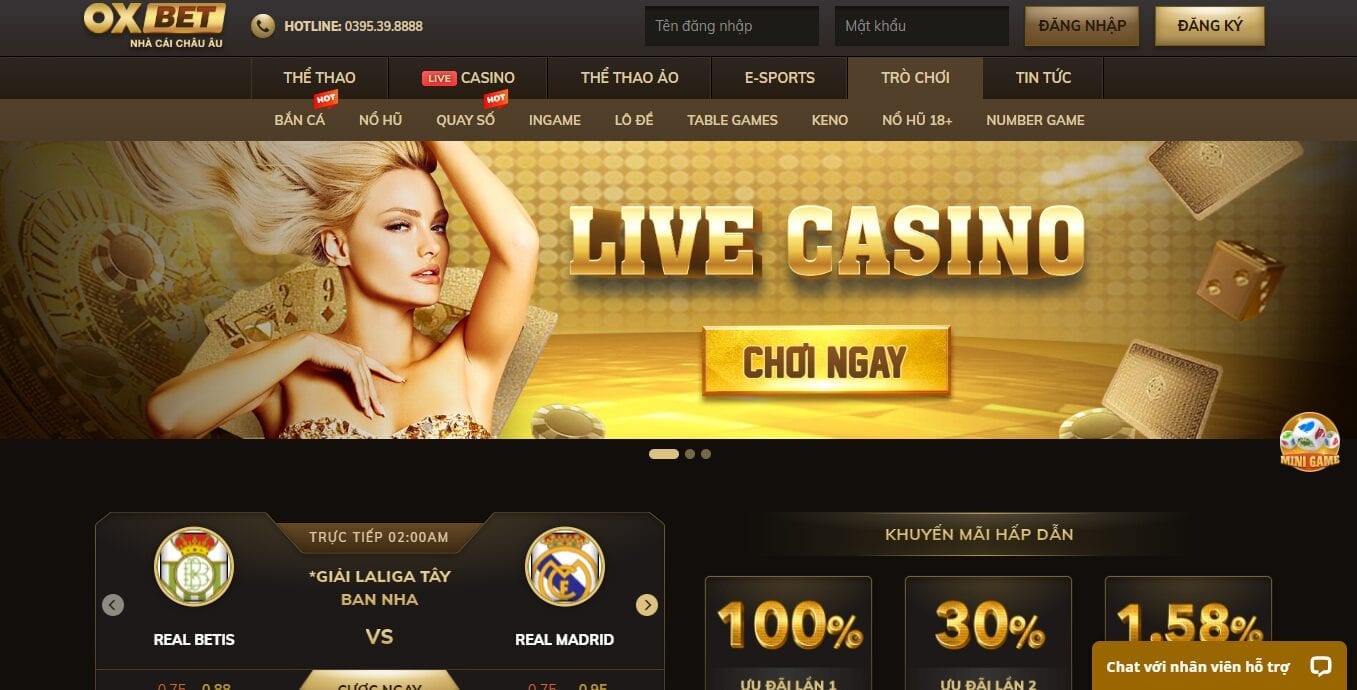 Oxbet – Nhà cái uy tín chất lượng đẳng cấp quốc tế