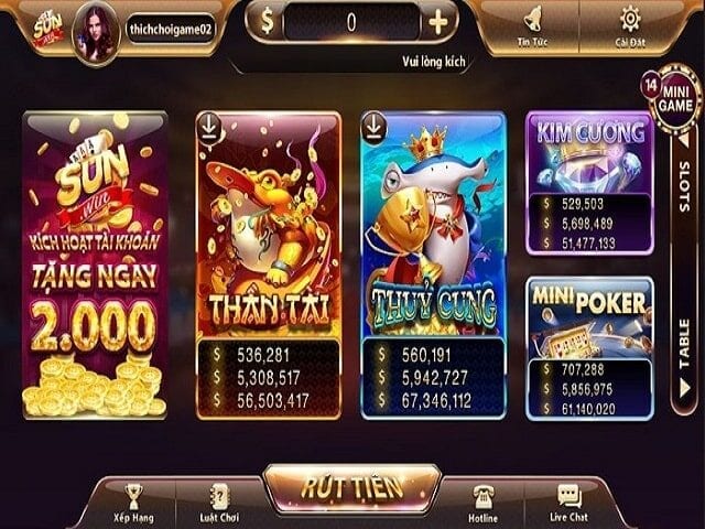  săn nổ hũ trên game Sunwin 