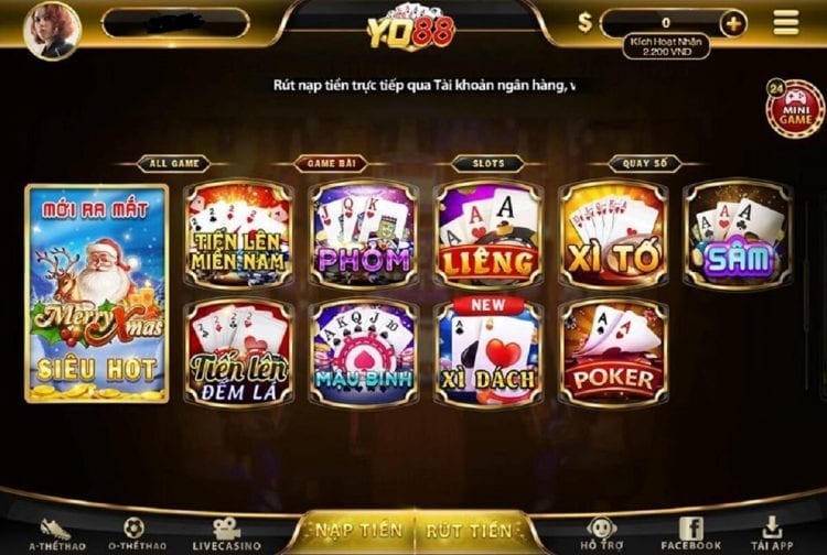 Hướng dẫn cách quay slot bài YO88 