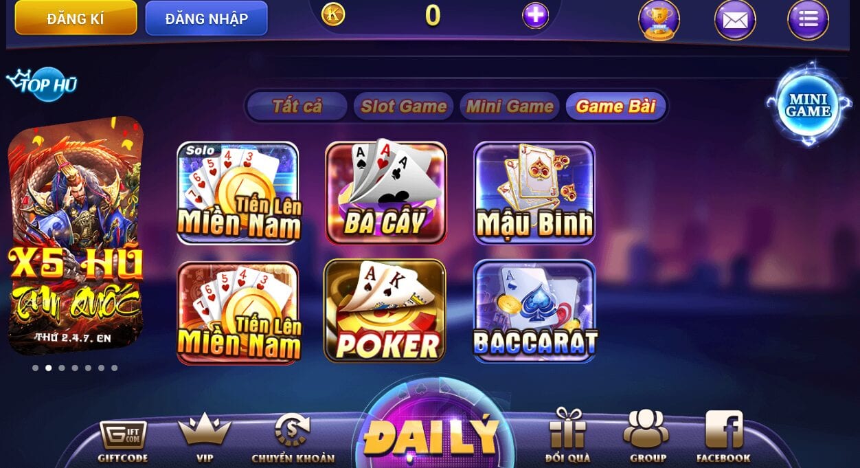 game đánh bài phỏm online