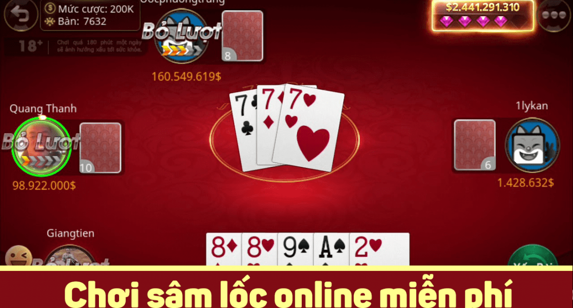 game sâm lốc online 