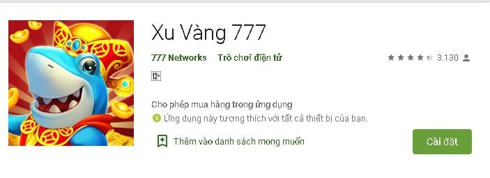 Xu vàng 777 