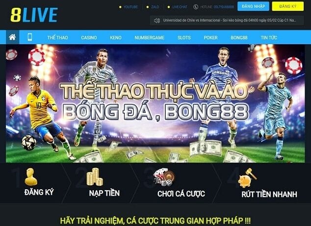 Nhà cái 8live có thực sự là lừa đảo?