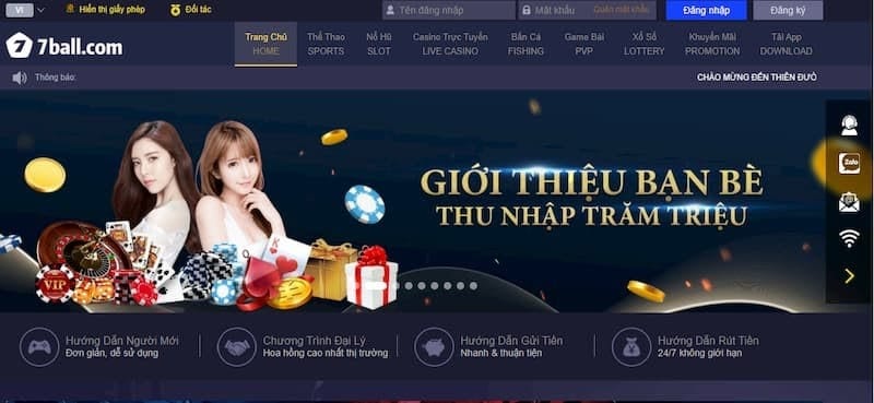 Nhà cái cá cược online hàng đầu châu Á – 7ball