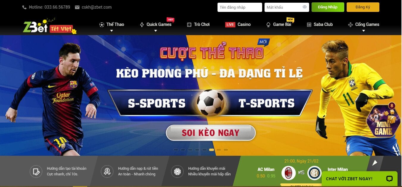 Website giả mạo Zbet 