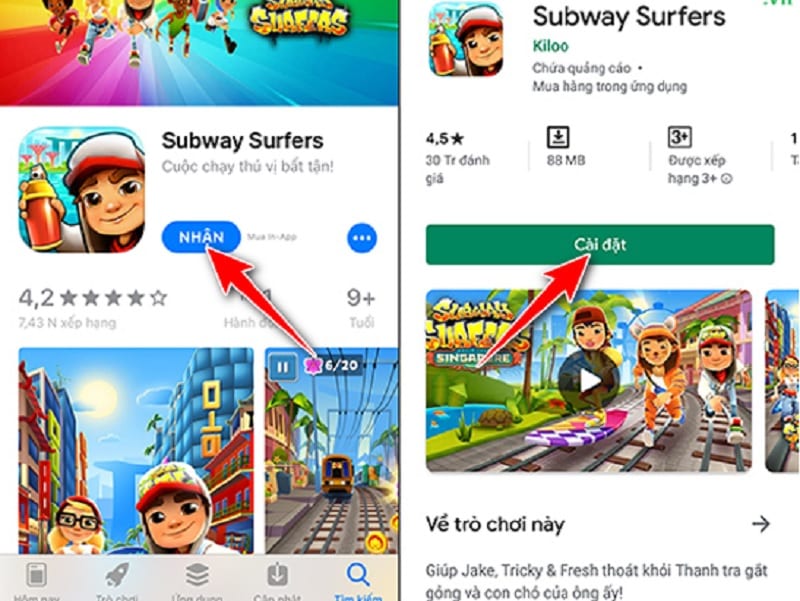 chơi Subway Surfers 