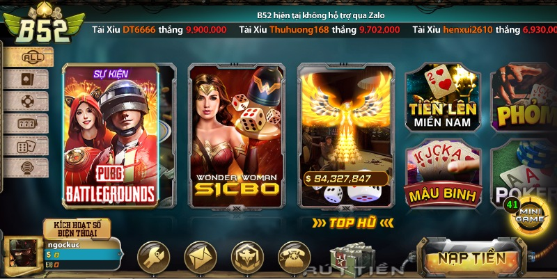 B52 Game,Binh88 Club – Tổng quan về 2 cổng game đổi thưởng ăn tiền thật