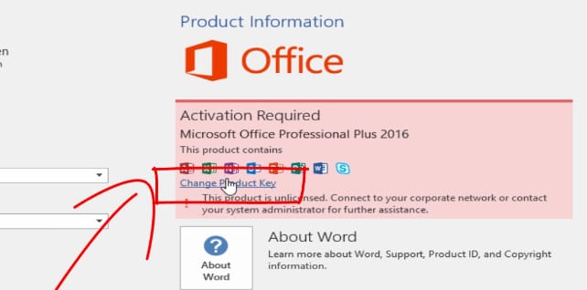 Chia sẻ Key Active Office 2016 Pro Plus bản quyền vĩnh viễn