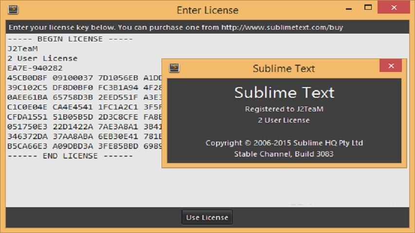 Chia sẻ Key Sublime Text 3 bản quyền mới nhất 2020