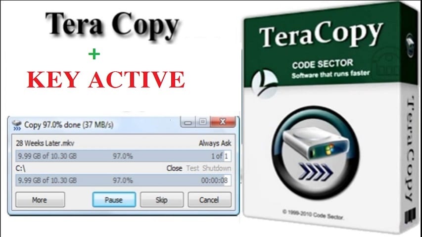 Download TeraCopy Pro 3.2 Full + Key Active – Tăng tốc sao chép dữ liệu