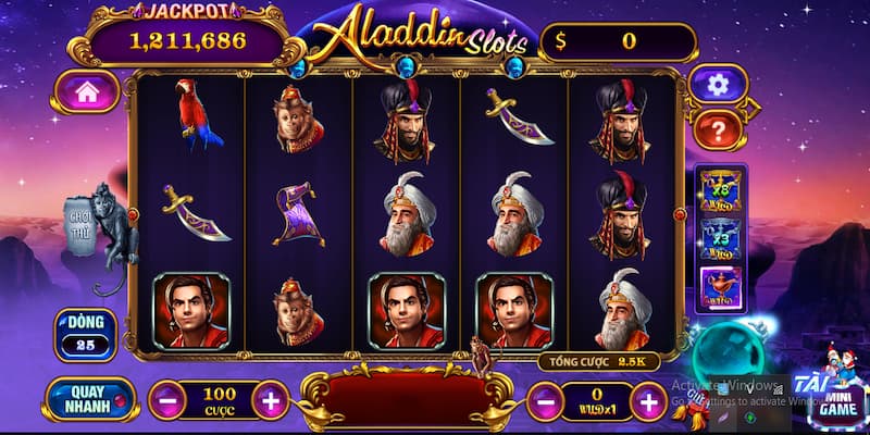 Game slot Aladdin siêu cuốn với cốt truyện hấp dẫn